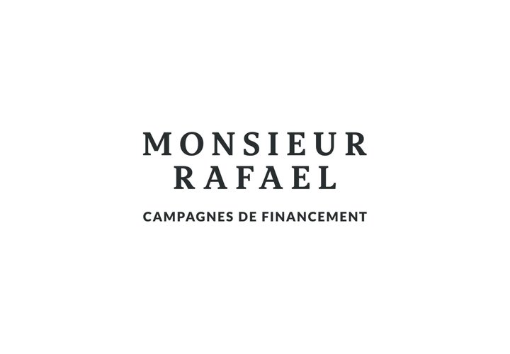 Logo Monsieur Rafael – Vertical noir