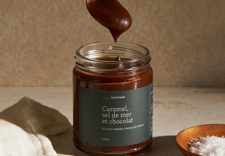 Pot de Caramel, sel de mer et chocolat Monsieur Rafael