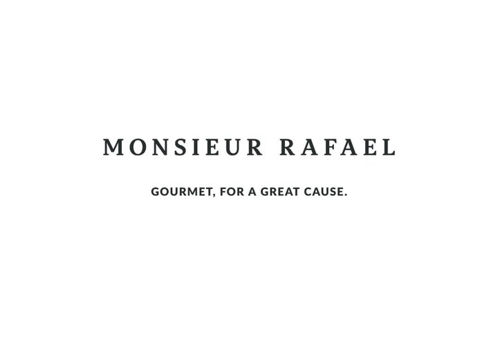 Monsieur Rafael Logo – Horizontal Black
