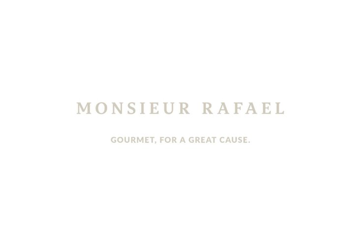 Monsieur Rafael Logo – Horizontal Greige