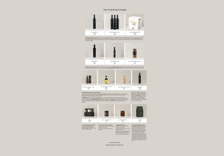 Products description Monsieur Rafael 2026